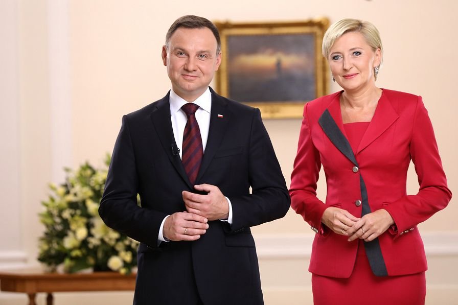 Prezydent Andrzej Duda wraz z małżonką Agatą Kornhauser Dudą wezmą