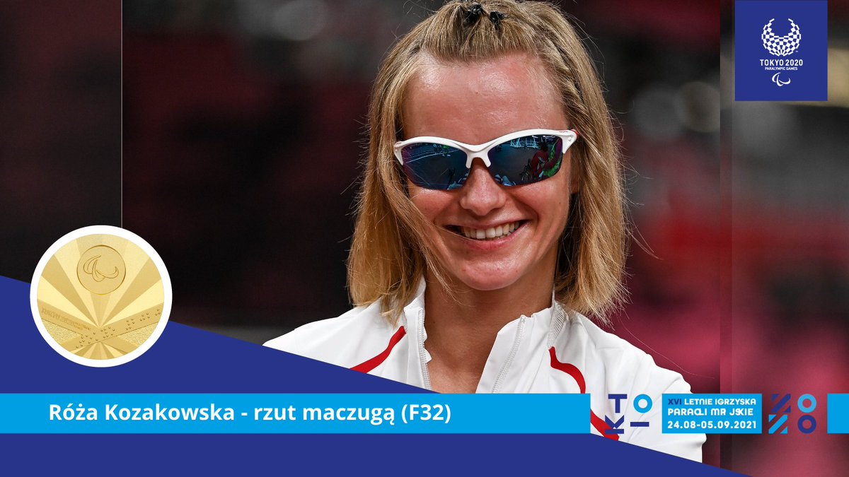 Igrzyska Paraolimpijskie 2020 Medale Igrzyska Paraolimpijskie: Róża Kozakowska ze złotym medalem i rekordem